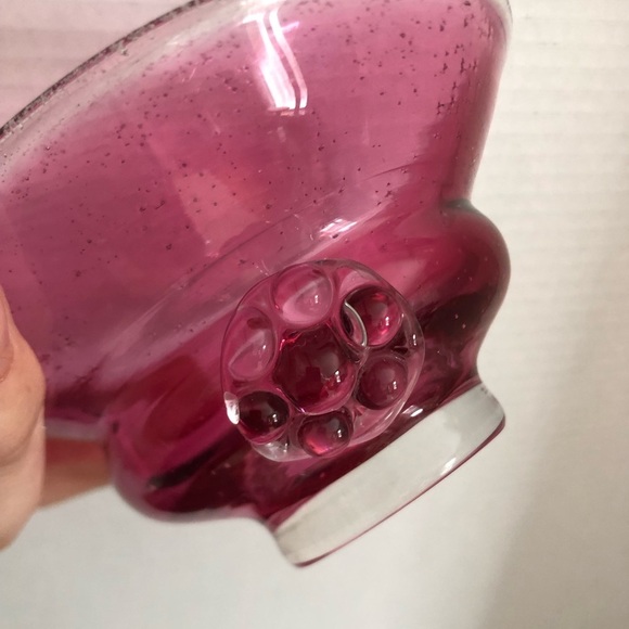 1960s Czechoslovakian Art Glass Bowl by Josef Hospodka - Picture 8 of 15